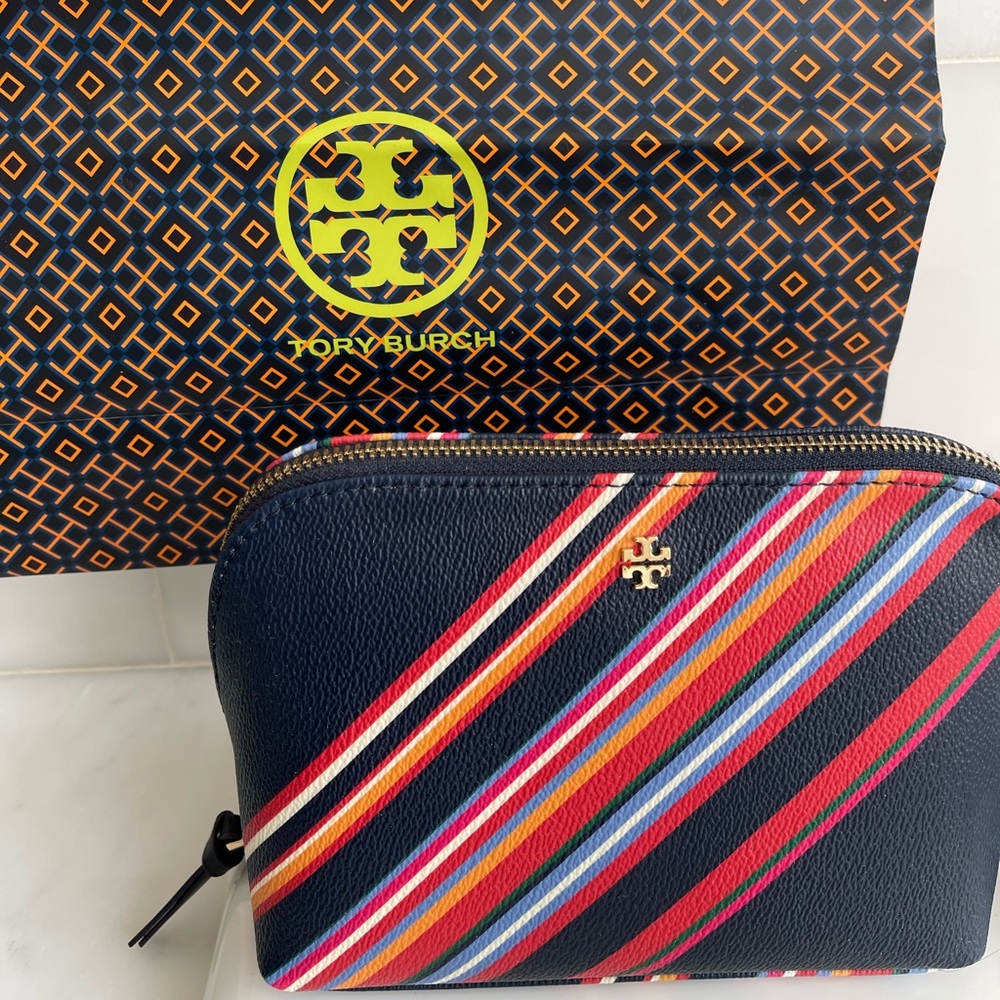 NWT Tory Burch Cosmetic Bag.